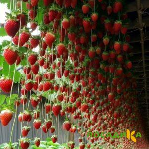 Клубника ампельная Анастасия купить по цене от 370р. в интернет-магазине «Посадика» с доставкой почтой в в Новочебоксарске и по всей России – [изображение №1].