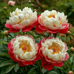 Пион Коралловый Каскад купить по цене от 490р. в интернет-магазине «Посадика» с доставкой почтой в в Новочебоксарске и по всей России – [изображение №1].